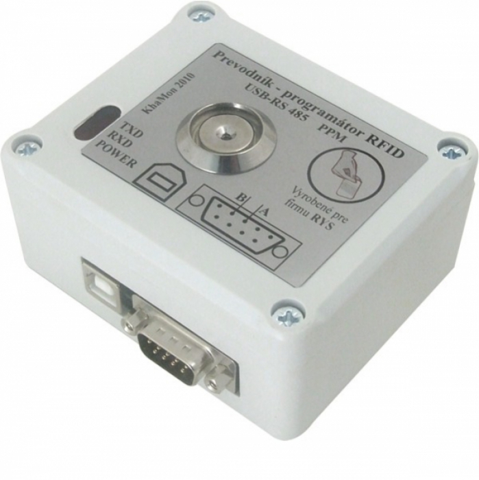 Kontrola vstupu iButton RFID RYS DEK BES DUO síťová verze programátor 2805, 125 kHz-iButton, převodník RS 485-USB