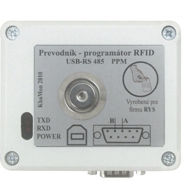 Kontrola vstupu iButton RFID RYS DEK BES DUO síťová verze programátor 2805, 125 kHz-iButton, převodník RS 485-USB
