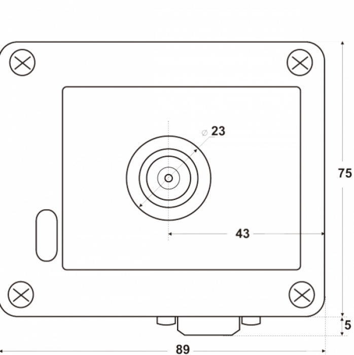 Kontrola vstupu iButton RFID RYS DEK BES DUO síťová verze programátor 2805, 125 kHz-iButton, převodník RS 485-USB