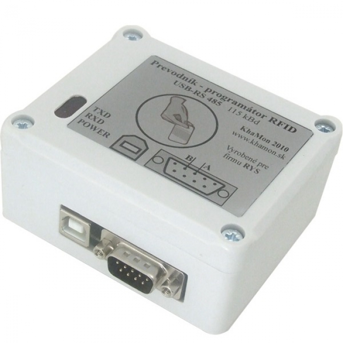 Kontrola vstupu RFID BES síťová verze programátor 2702, 125 kHz, převodník RS 485-USB