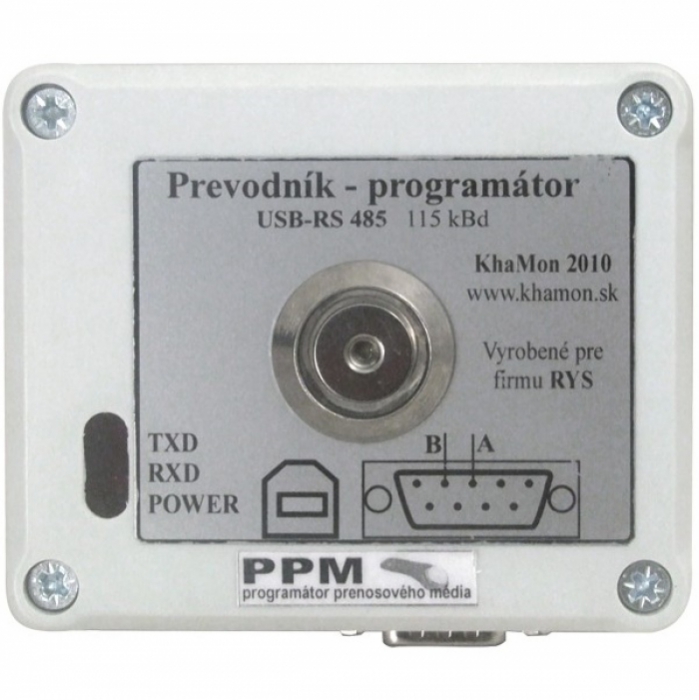 Kontrola vstupu iButton DEK síťová verze programátor 2803, iButton, převodník RS 485-USB