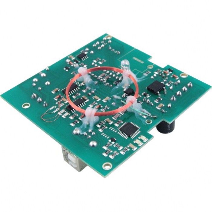 Kontrola vstupu RFID RYS BES RAK bezdotykový elktronický klíč deska plošného spoje, konektor pro další čtečku