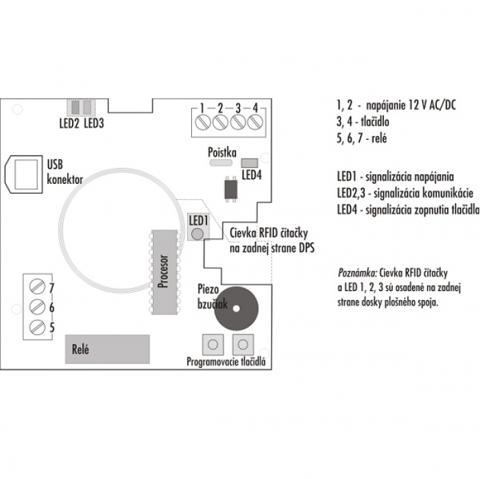 Kontrola vstupu RFID BES RAK bezdotykový elektronický klíč modul tlačítkové tablo TESLA, barva antika měděná, zámek